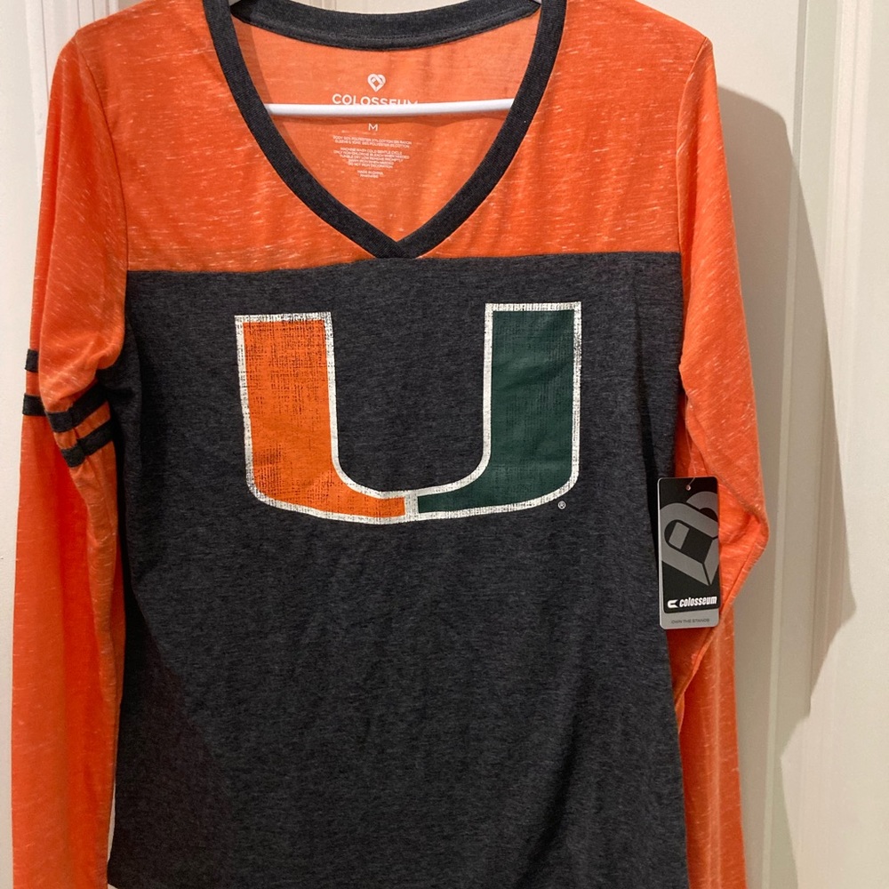 University of Miami tshirt NWT!